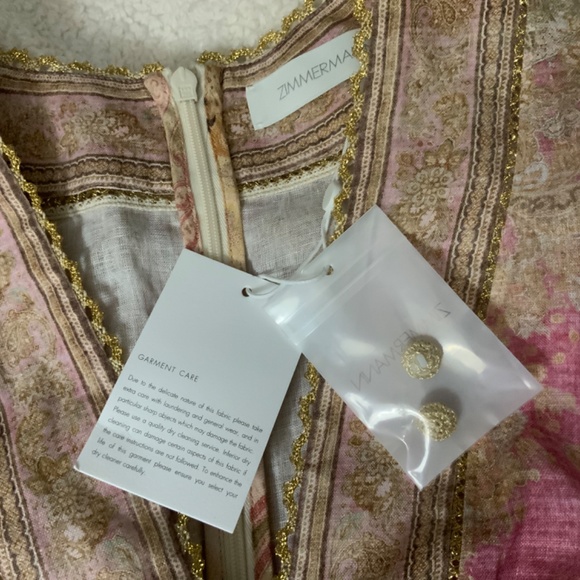 Zimmermann ANNEKE LANTERN MINI DRESS - Picture 4 of 6